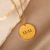Simple Stainless Steel Letter Square Heart Pendant Necklace With Electroplating And O Chain Styling Animals And Zodiac