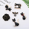 Simple Style Animal Alloy Enamel Artificial Pearls Rhinestones Unisex Brooches