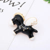 Simple Style Animal Alloy Enamel Artificial Pearls Rhinestones Unisex Brooches