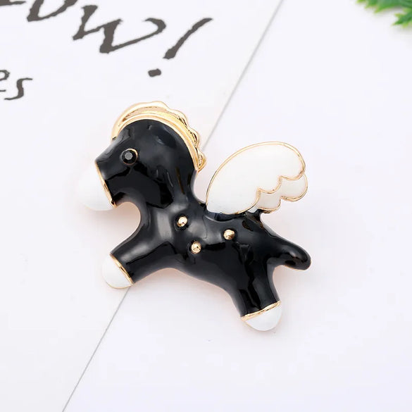 Simple Style Animal Alloy Enamel Artificial Pearls Rhinestones Unisex Brooches