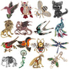 Simple Style Animal Alloy Inlay Rhinestones Women'S Brooches