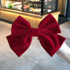 Simple Style Bow Knot Cloth Patchwork Hair Clip