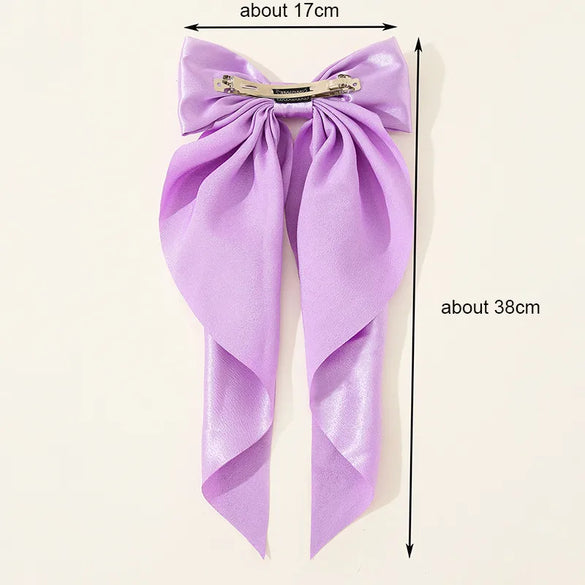 Women'S Simple Style Bow Knot Cloth Patchwork Hair Tie
