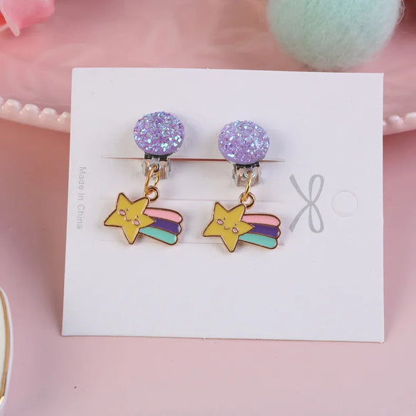 Simple Style Classic Style Animal Fruit Alloy Girl'S Ear Cuffs Earrings
