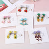 Simple Style Classic Style Animal Fruit Alloy Girl'S Ear Cuffs Earrings