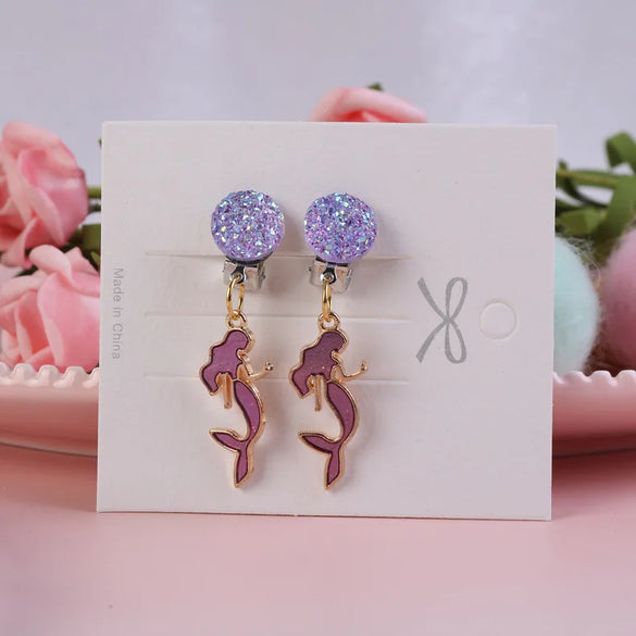 Simple Style Classic Style Animal Fruit Alloy Girl'S Ear Cuffs Earrings