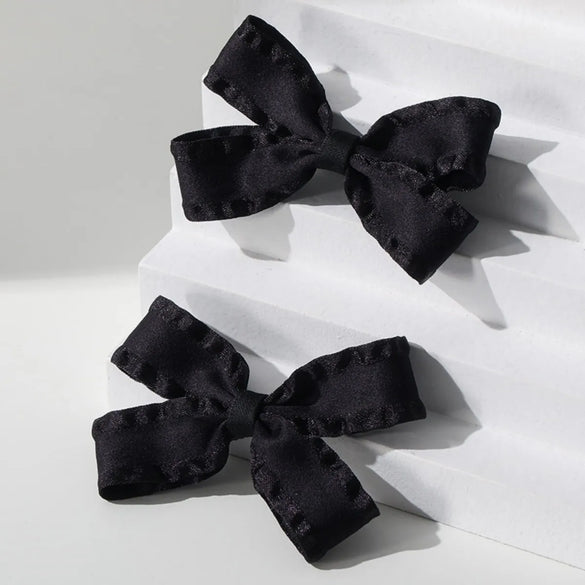 Simple Style Classic Style Bow Knot Cloth Handmade Hair Clip