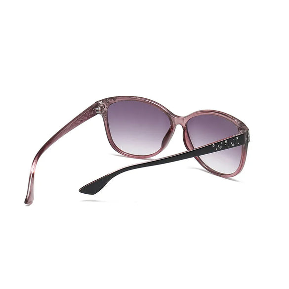 Simple Style Classic Style Color Block Pc Oval Frame Full Frame Women'S Sunglasses