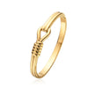 Simple Style Classic Style Commute Geometric Lines Titanium Steel Gold Plated Bangle In Bulk
