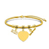 Simple Style Classic Style Customization Laser Engraving Heart Shape 201 Stainless Steel Snake Chain Bracelets In Bulk
