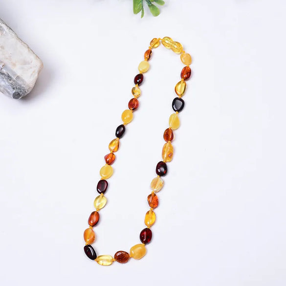 Simple Style Classic Style Geometric Amber Wholesale Necklace