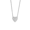 Simple Style Classic Style Heart Shape Steel Pendant Necklace