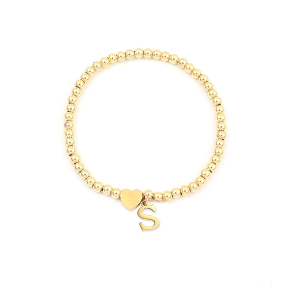 Simple Style Classic Style Letter 201 Stainless Steel 304 Stainless Steel Bracelets In Bulk