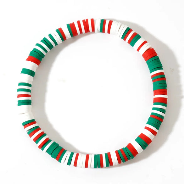 Simple Style Classic Style Letter Soft Clay Iron Gall Stone Wholesale Bracelets