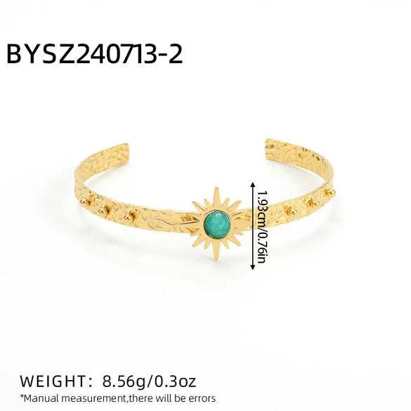 Simple Style Classic Style Solid Color 304 Stainless Steel Wholesale Bangle