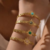 Simple Style Classic Style Solid Color 304 Stainless Steel Wholesale Bangle