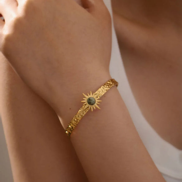 Simple Style Classic Style Solid Color 304 Stainless Steel Wholesale Bangle