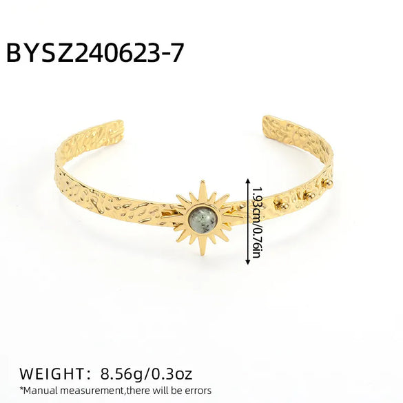 Simple Style Classic Style Solid Color 304 Stainless Steel Wholesale Bangle