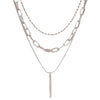 Simple Style Classic Style Solid Color Alloy Zinc Alloy Wholesale Layered Necklaces