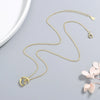 Simple Style Classic Style Solid Color Copper Inlay Zircon Pendant Necklace