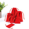 Simple Style Classic Style Solid Color Flannel Jewelry Packaging Bags