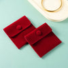 Simple Style Classic Style Solid Color Flannel Jewelry Packaging Bags