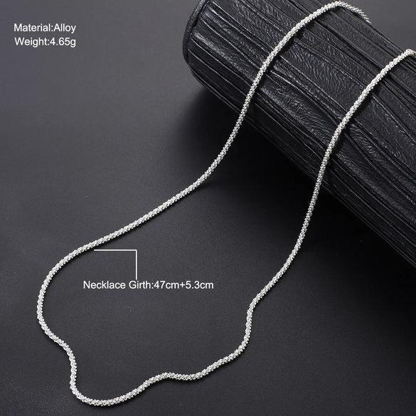 Simple Style Classic Style Solid Color Gold Plated Alloy Wholesale Layered Necklaces