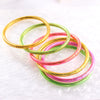 Simple Style Classic Style Solid Color Silica Gel Wholesale Bangle