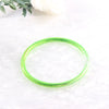 Simple Style Classic Style Solid Color Silica Gel Wholesale Bangle