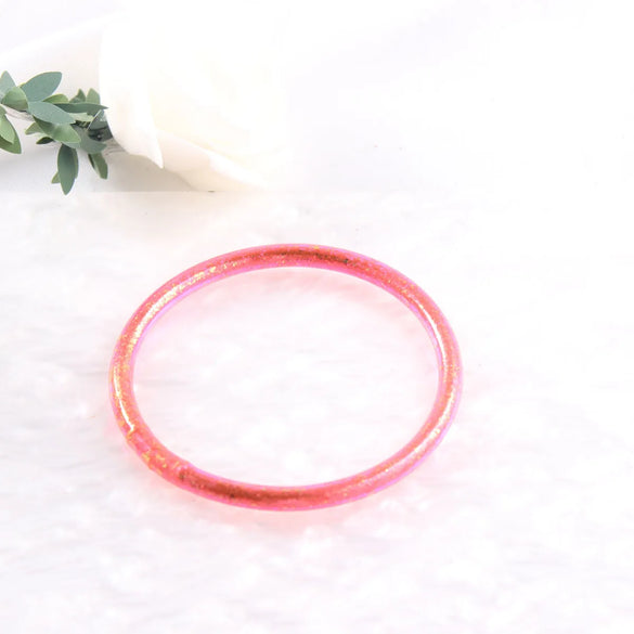 Simple Style Classic Style Solid Color Silica Gel Wholesale Bangle