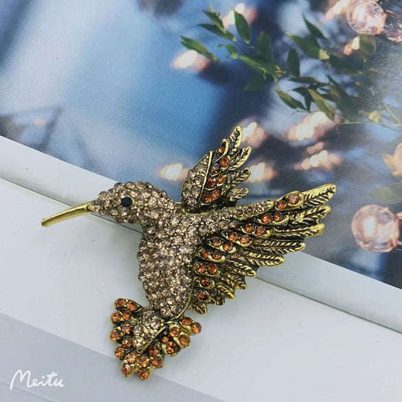 Simple Style Commute Bird Alloy Inlay Women'S Brooches