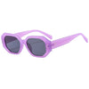 Simple Style Commute Color Block Ac Polygon Full Frame Women'S Sunglasses