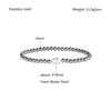 Simple Style Commute Geometric 303 Stainless Steel Bracelets In Bulk