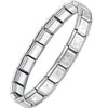 Simple Style Commute Heart Shape 304 Stainless Steel Bracelets In Bulk