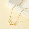 Simple Style Commute Heart Shape Alloy Plating 14k Gold Plated Women's Necklace