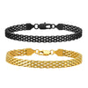 Simple Style Commute Mesh 201 Stainless Steel Plating Braid 18K Gold Plated Men'S Bracelets