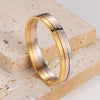 Simple Style Commute Snowflake 304 Stainless Steel 14K Gold Plated Rose Gold Plated Bangle In Bulk