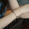 Simple Style Commute Solid Color Alloy Patchwork Women'S Bracelets