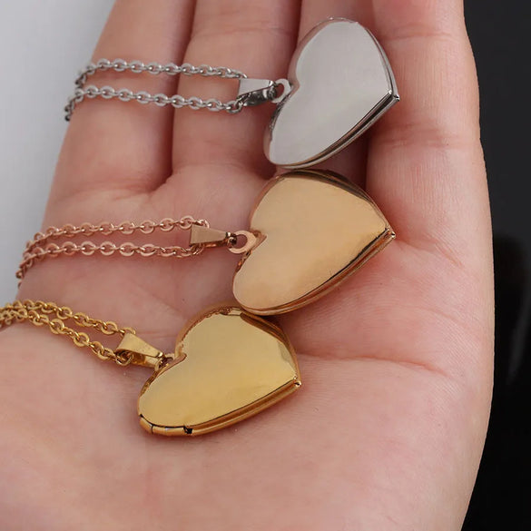 Wholesale Jewelry Simple Style Commute Customization Laser Engraving Solid Color Stainless Steel Plating Pendant Necklace