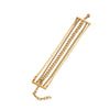 Simple Style Commute Solid Color Titanium Steel Polishing Plating Chain 18k Gold Plated Bracelets