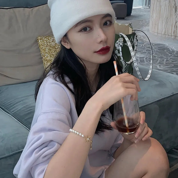 Simple Style Commute Star Artificial Gemstones Mixed Materials Wholesale Bracelets