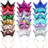 Simple Style Crown Plastic Resin Patchwork Hair Band