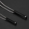 Simple Style Customization Laser Engraving 304 Stainless Steel Plating Unisex Pendant Necklace Men Pendant Necklaces