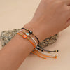 Simple Style Devil'S Eye Alloy Rope Wholesale Bracelets