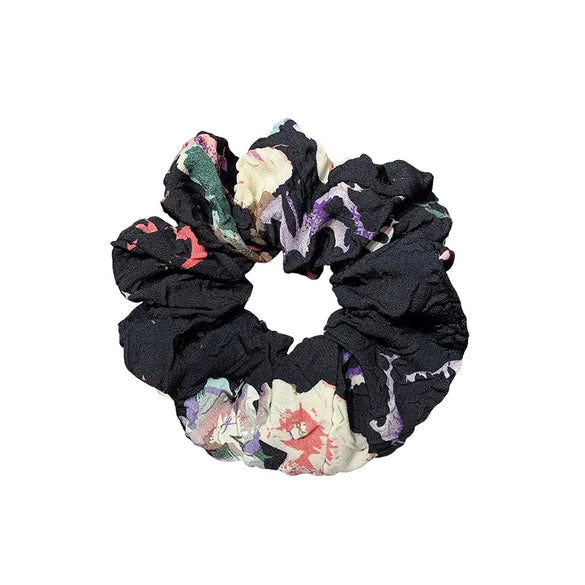 Simple Style Flower Cloth Printing And Dyeing Hair Tie