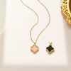 Simple Style Flower Titanium Steel Plating Pendant Necklace