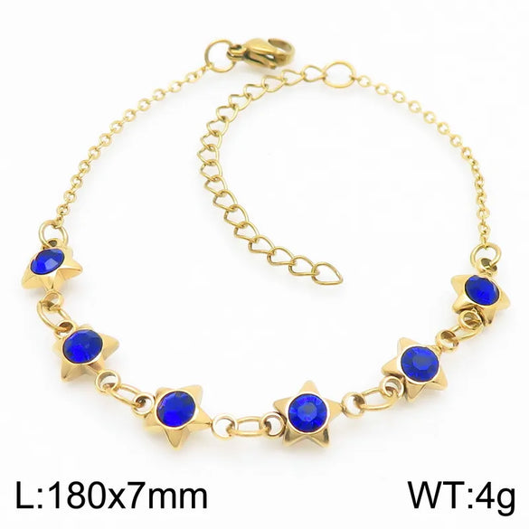 Simple Style Geometric 304 Stainless Steel 18K Gold Plated Bracelets In Bulk