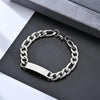 Simple Style Geometric 304 Stainless Steel Plating Unisex Bracelets Men Chain Bracelets