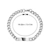 Simple Style Geometric 304 Stainless Steel Plating Unisex Bracelets Men Chain Bracelets