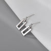 Simple Style Geometric Alloy Metal No Inlaid Ear Studs